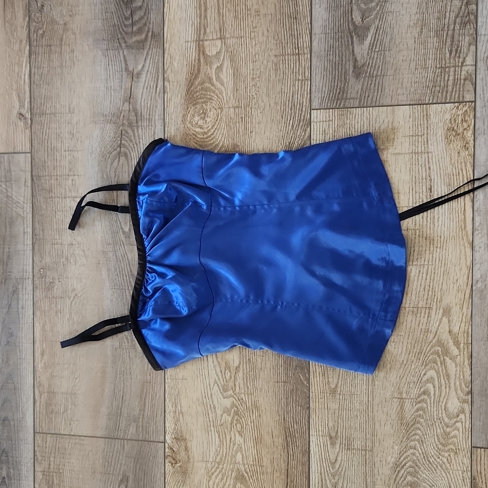 Satin corset top